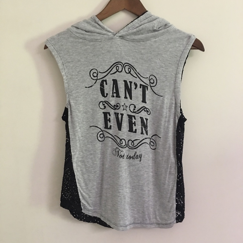 Electric PINK Can’t Even Hooded Mesh Shirt